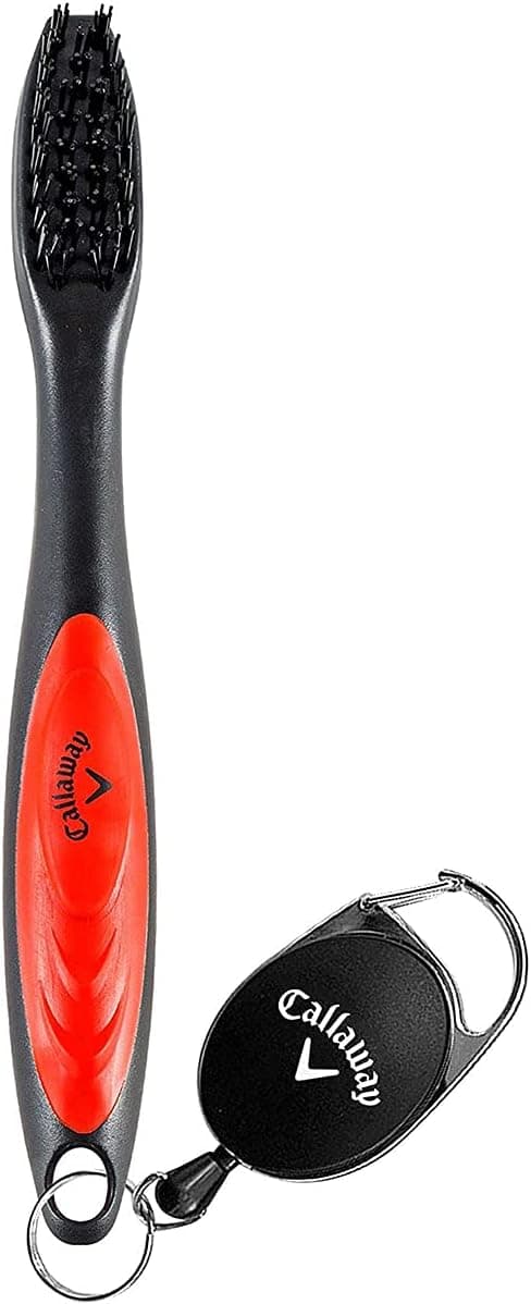 Callaway Unisex Callaway Club Groove Cleaning Brush Black, Black, One Size UK