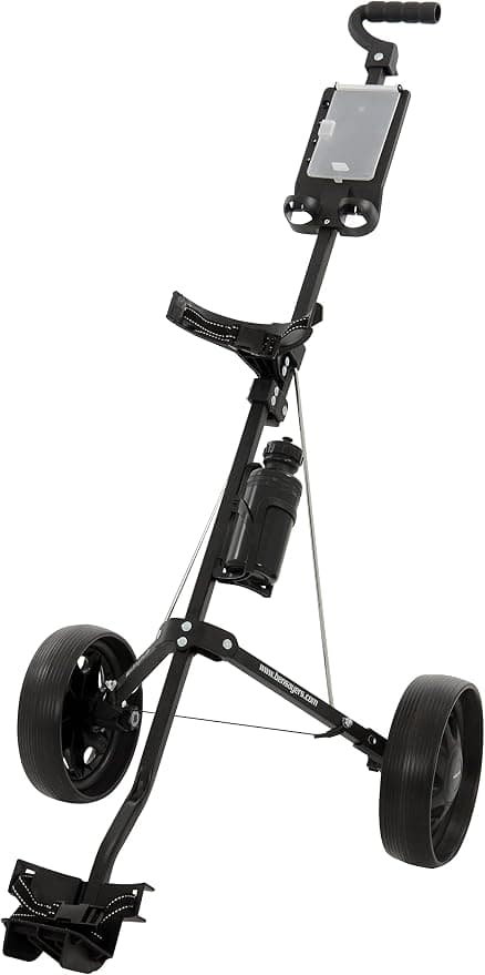 Ben Sayers Unisex Two-wheel Two Wheel Trolley, Black, One Size UK