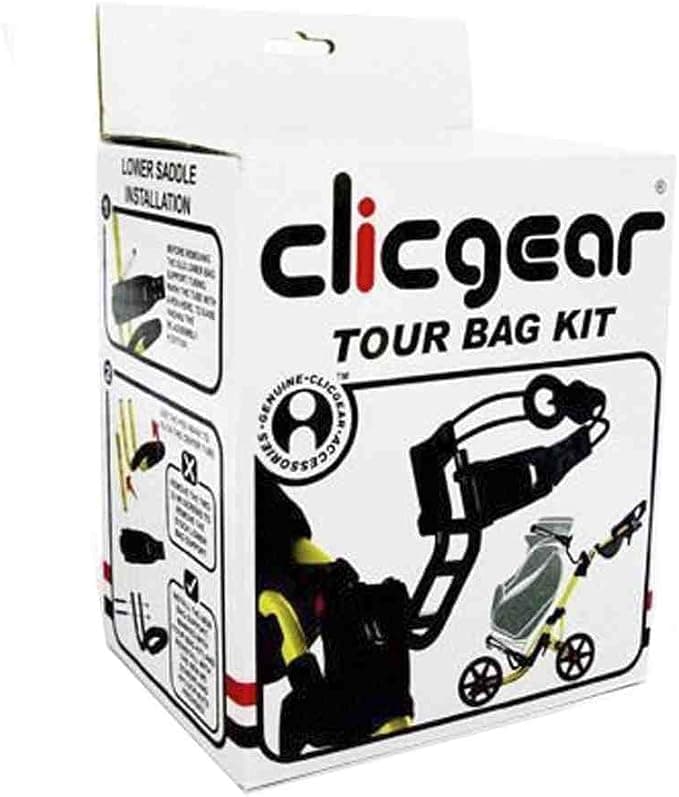 Clicgear 3.5+ Tour Bag Bracket Kit, Black