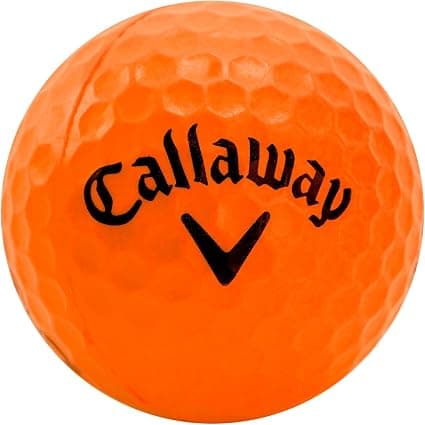 Callaway Soft Flight Golf Balls with Hex Pattern, Practice Balls